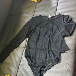 Victoria's Secret Sheer Black Top